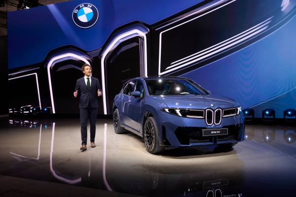 The BMW X5 M MotoGP Medical Car with driver Carlos Ezpeleta and