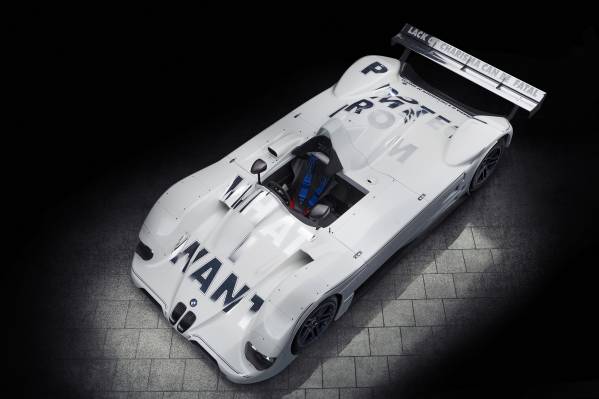 BMW V12 LMR Art Car by Jenny Holzer
