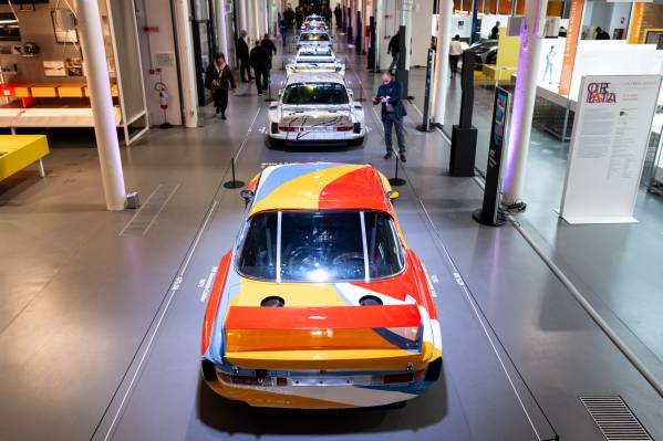 BMW V12 LMR Art Car by Jenny Holzer