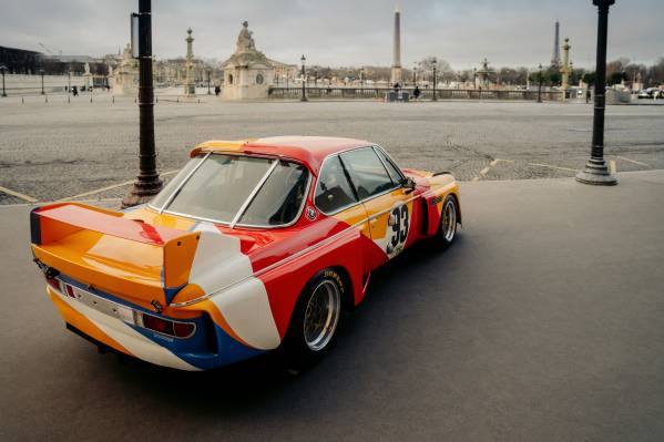 BMW Art Car by Matazo Kayama, BMW 535i, 1990, augmented reality
