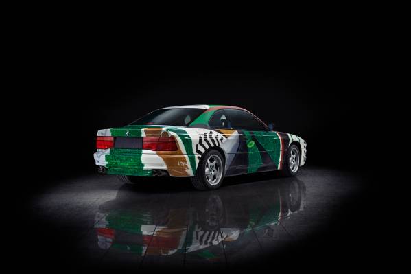 BMW Art Car by Michael Jagamara Nelson, BMW M3, 1989, augmented