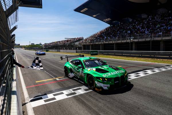 Jörg Müller (GER) in the BMW M3 GTR # 42 races in front during the
