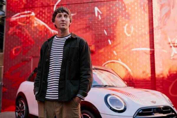 Jamie Eke, a Brighton-based illustrator and designer, has collaborated with MINI on a 2,500 square foot mural celebrating the UK's long-standing passion for football (15/06/26).