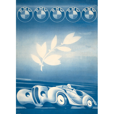 Bmw mille miglia poster 1940 #2