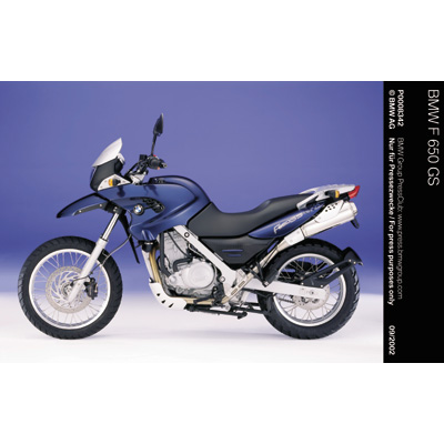 BMW Motorrad - Neuheiten in 2002 und zur INTERMOT.