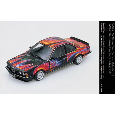 The art of miniatures: The BMW Art Car Collection in miniature