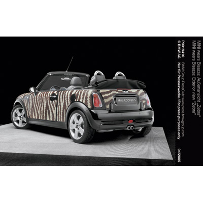 MINI WEARS BISAZZA' - TAILORED MOSAIC OUTFITS ADORN FOUR MINIS