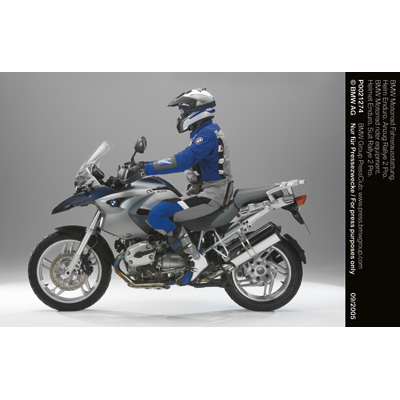 Wegrijden boekje kubiek BMW Motorrad rider equipment. Helmet Enduro. Suit Rallye 2 Pro (09/2005)