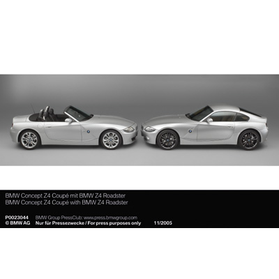 BMW Z4 COUPE WILL BE OUT IN JUNE 2006. M COUPE RETURNS.