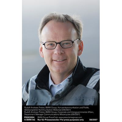 Rudolf-Andreas Probst, BMW Group, Konzernkommunikation und Politik ...