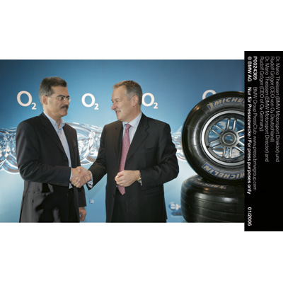 Dr. Mario Theissen (BMW Motorsport Director) and Rudolf Gröger (CEO of ...