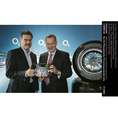 Dr. Mario Theissen (BMW Motorsport Director) and Rudolf Gröger (CEO of ...