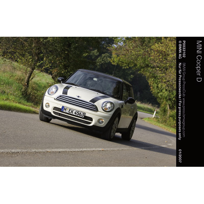 2007 MINI One and MINI Cooper D with 95Hp 1.4 petrol & 110Hp 1.6  Turbo-diesel engines