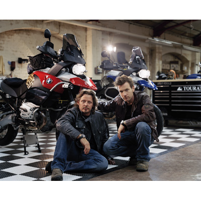 Ewan mcgregor new store motorcycle movie