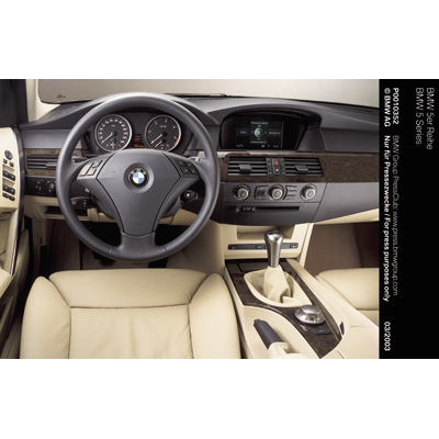 BMW ニュー5シリーズ サルーン（E60) プレスキット