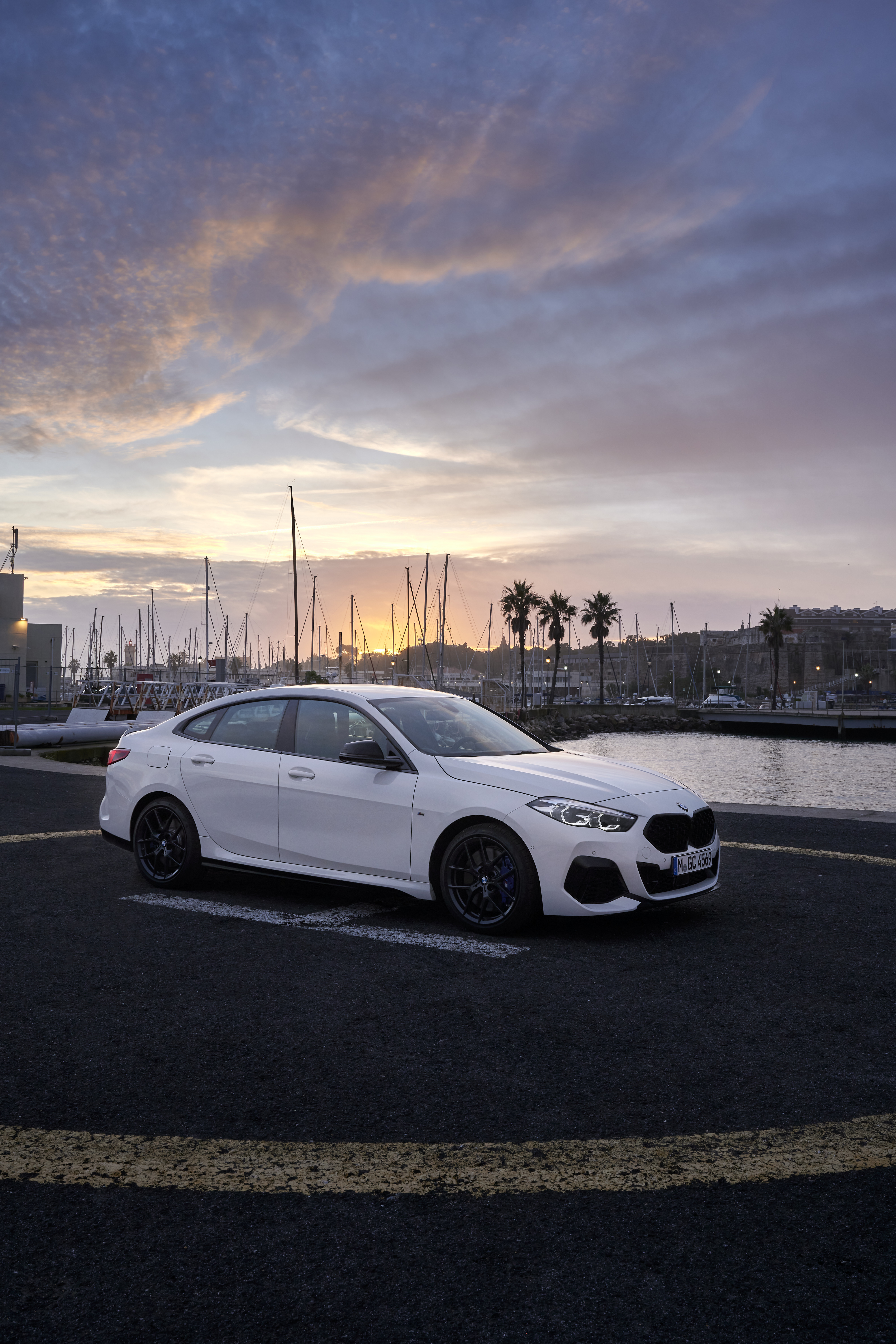 The first-ever BMW M235i xDrive Gran Coupe, Alpine white (02/2020).