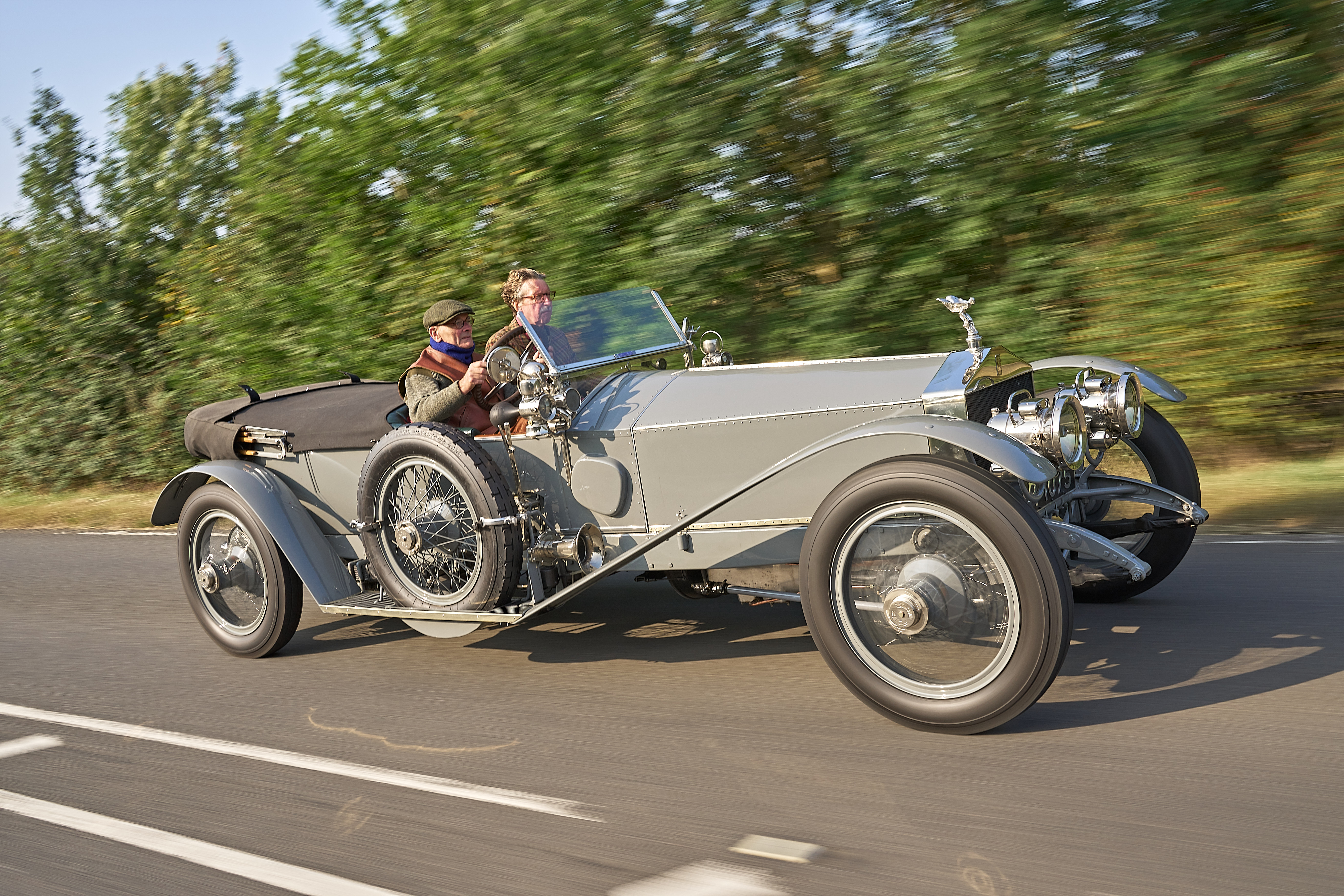 ROLLS-ROYCE SILVER GHOST RE-ENACTS TRIUMPHANT LONDON-EDINBURGH RUN