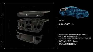 The new BMW M3/M4 Lightweight concept C-SMC Boot. (09/2013)