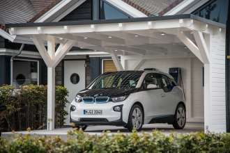 Der BMW i3, solar carport (11/2013)