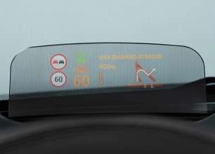 MINI head-up display. (11/2013)
