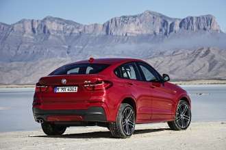 The new BMW X4 with M Sport package - Melbourne Red metallic (02/14).