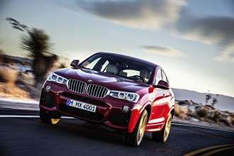The new BMW X4 with M Sport package - Melbourne Red metallic (02/14).