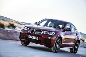 The new BMW X4 with M Sport package - Melbourne Red metallic (02/14).