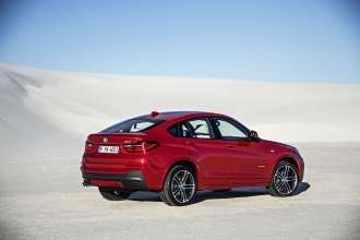 The new BMW X4 with M Sport package - Melbourne Red metallic (02/14).