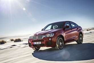 The new BMW X4 with M Sport package - Melbourne Red metallic (02/14).