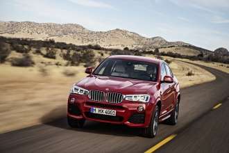 The new BMW X4 with M Sport package - Melbourne Red metallic (02/14).