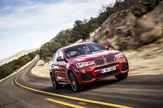 The new BMW X4 with M Sport package - Melbourne Red metallic (02/14).