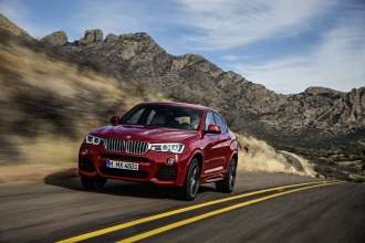The new BMW X4 with M Sport package - Melbourne Red metallic (02/14).