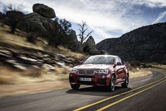The new BMW X4 with M Sport package - Melbourne Red metallic (02/14).