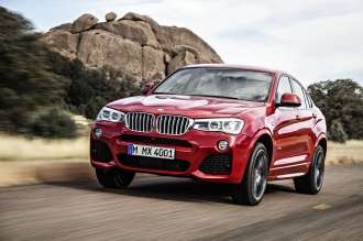 The new BMW X4 with M Sport package - Melbourne Red metallic (02/14).