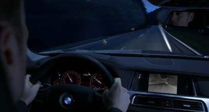 BMW Night Vision with Dynamic Light Spot and Animal Detection (04/2014)
