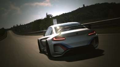 Screen of the BMW Vision Gran Turismo (Gran Turismo 6: TM & ©2013 Sony Computer Entertainment Inc. Developed by Polyphony Digital Inc.) (05/2014)