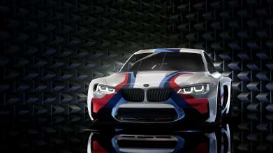 Screen of the BMW Vision Gran Turismo (Gran Turismo 6: TM & ©2013 Sony Computer Entertainment Inc. Developed by Polyphony Digital Inc.) (05/2014)